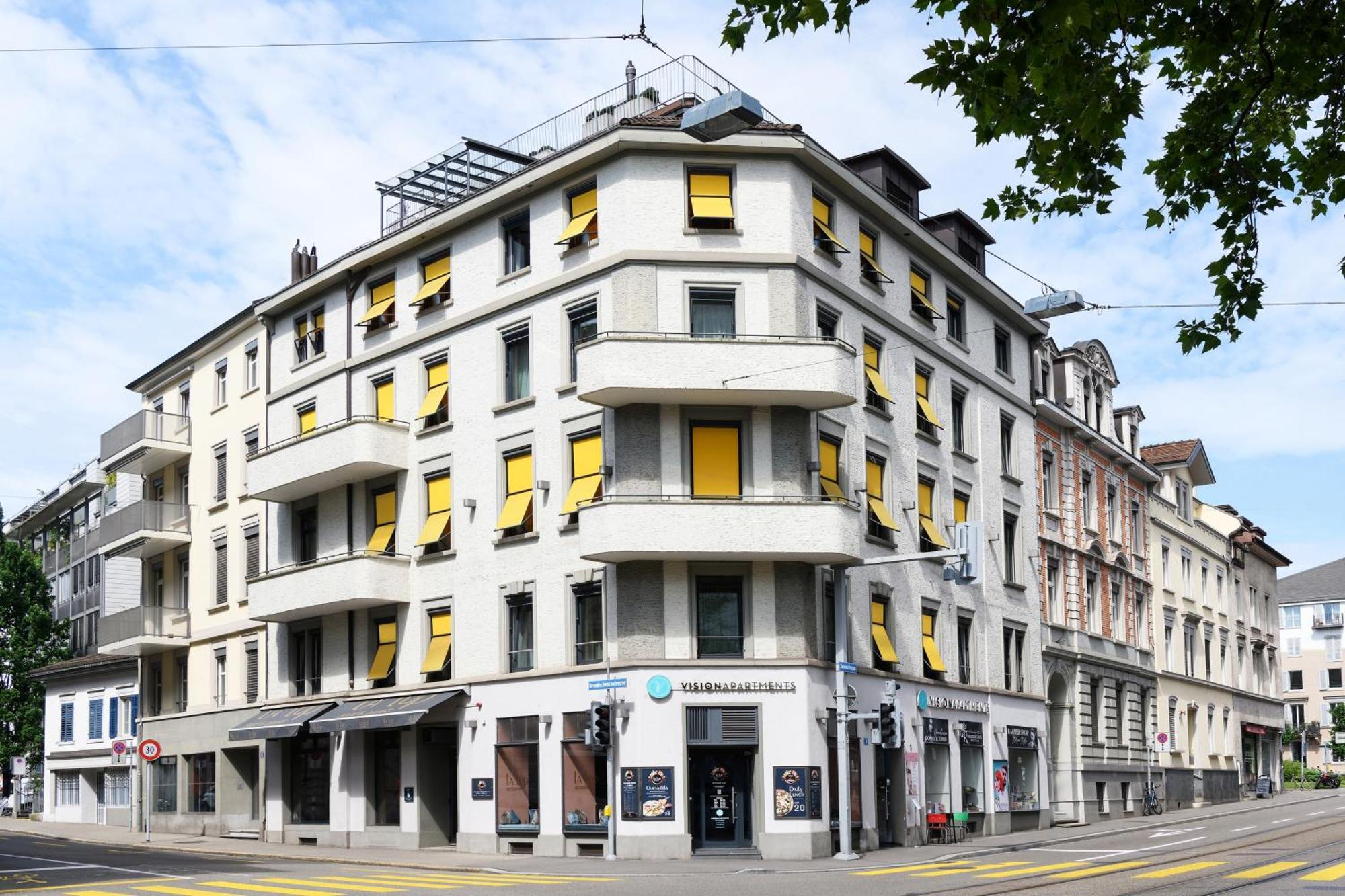 Visionapartments Brandschenkestrasse - Contactless Check-In Zürich Exterior foto